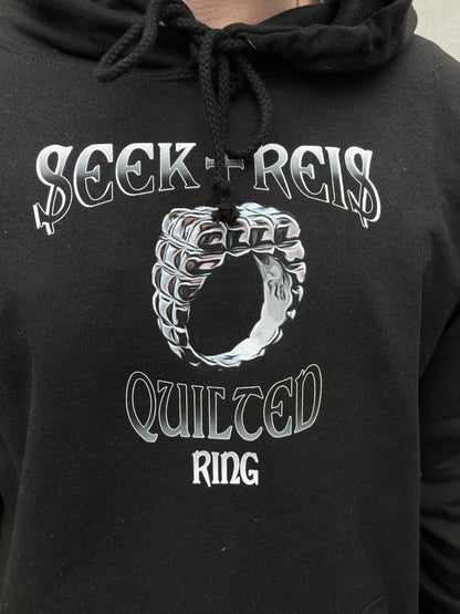 QUILTED RING HOODIE